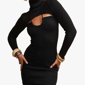 NEW Glamaker Women's Sexy Halter Mini Dress. Size S